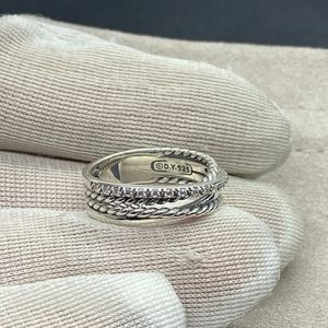 David Yurman Diamond Crossover Ring